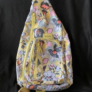 Vera Bradley ReActive Sling Backpack Sunny Garden